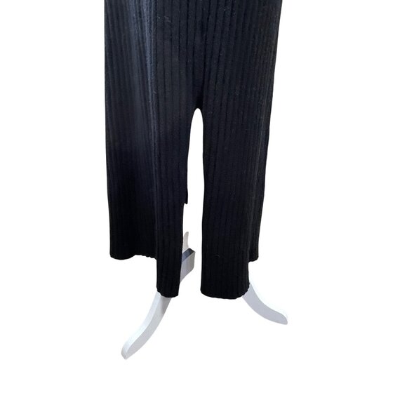 Wayf dede X Emily BFF Hollie Sweater Dress Back Tie Black Size L Large Long Slee - Picture 5 of 7